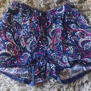 Flowy print shorts